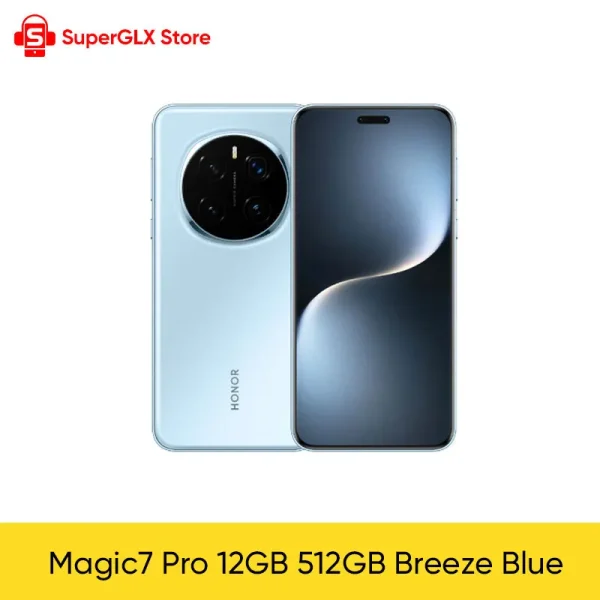 【World Premiere】Global Version HONOR Magic7 Pro 5G Smartphone Magic 7 Pro Snapdragon 8 Elite 120Hz OLED Screen 100W Fast Charge - AliExpress 509 - Color : 12GB 512GB Blue - Ships From : Russian Federation - Bundle : Official Standard