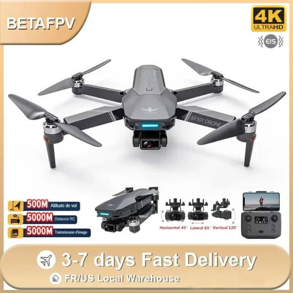 KF101 MAXS Remote Drone With 3-Axis EIS Gimbal 4K GPS Brushless Motor Quadcopter Drones Profesional HD 4K Camera RC Helicopter - AliExpress 26