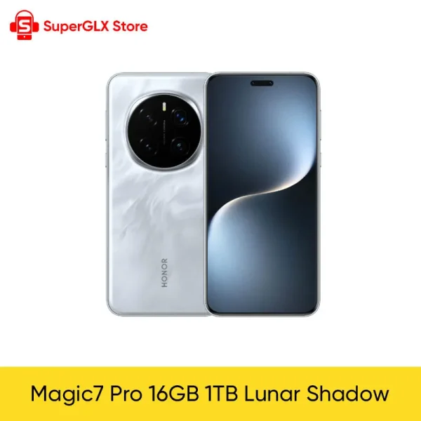 【World Premiere】Global Version HONOR Magic7 Pro 5G Smartphone Magic 7 Pro Snapdragon 8 Elite 120Hz OLED Screen 100W Fast Charge - AliExpress 509 - Color : 16G 1TB Lunar Shadow - Ships From : CHINA - Bundle : Official Standard